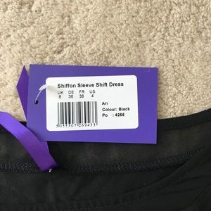 Seraphine black maternity shift dress